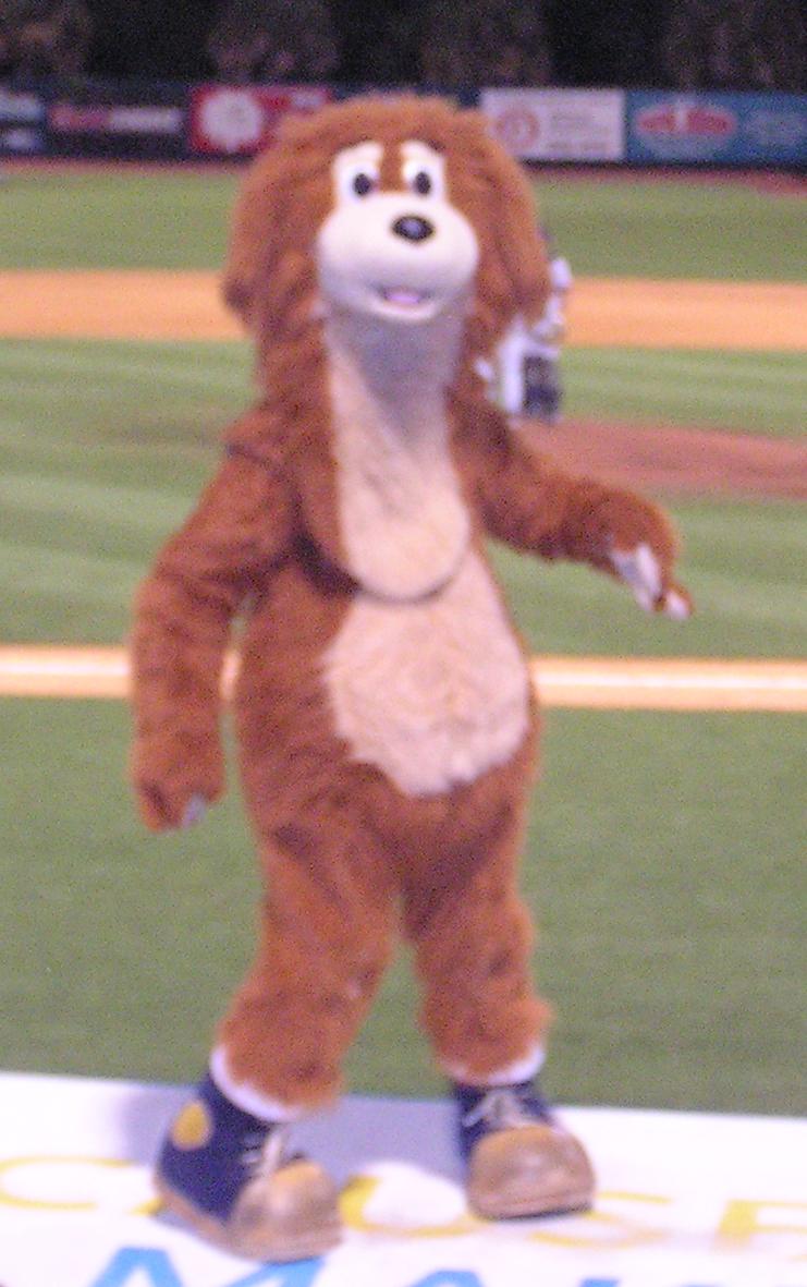 Charlie, the Riverdogs Mascot