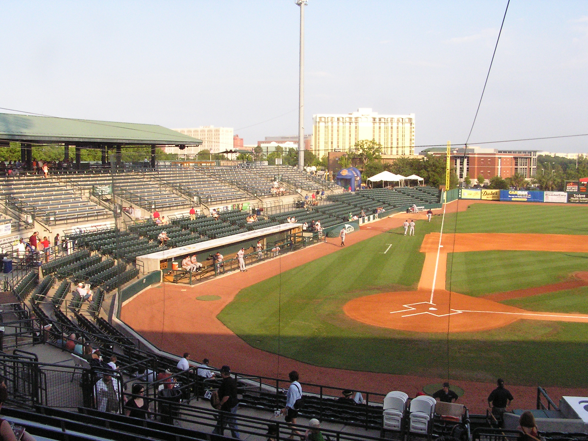 Looking towards LF at the Joe, Charleston SC