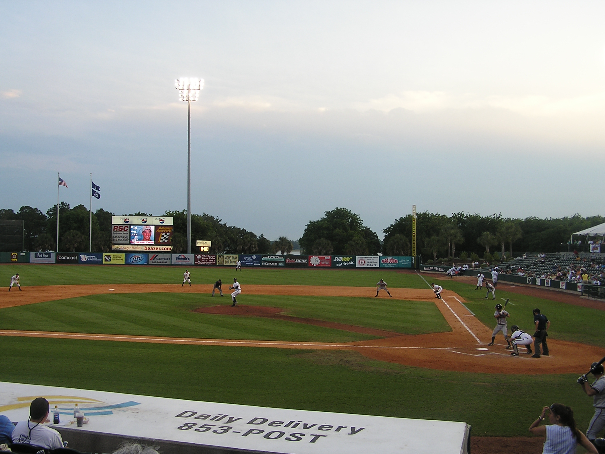 Looking towards RF at the Joe, Charleston SC